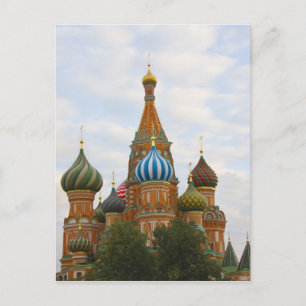 Basilius-Kathedrale am Roten Platz, Moskau Postkarte