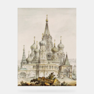 Basilius-Kathedrale und Spassky-Turm Acrylschild