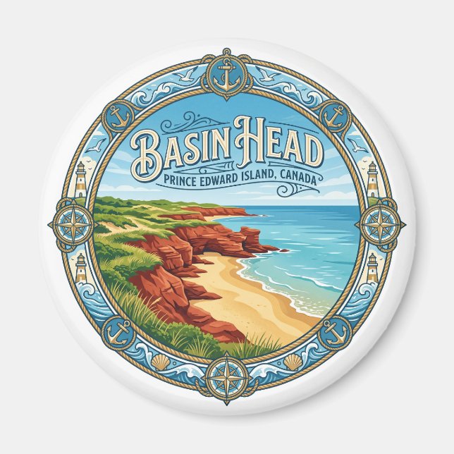 Basin Head Kanada Magnet (Vorne)