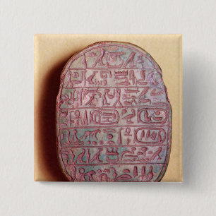 Basis eines Heiratscarabäus von Amenhotep III Button