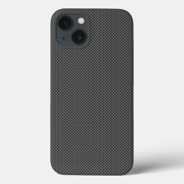 Basis für schwarz-graue Kohlenstofffaser Case-Mate iPhone Hülle (Rückseite)