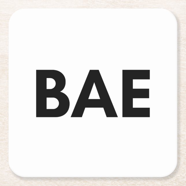 Basis Rechteckiger Pappuntersetzer (Vorderseite)
