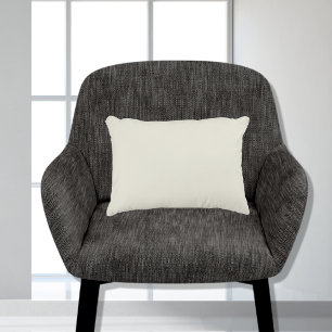 Basische Creme Elfenbein einfarbig 28x40,5 Dekokissen