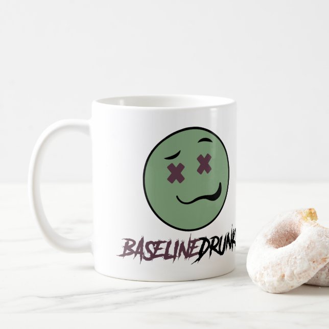 Basisgetrunken Kaffeepause Tasse (Mit Donut)