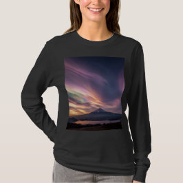 Basisherren-Langarm-T-Shirt für Damen T-Shirt