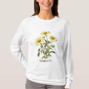 Basisherren-Langarm-T-Shirt für Damen T-Shirt