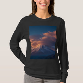 Basisherren-Langarm-T-Shirt für Damen T-Shirt