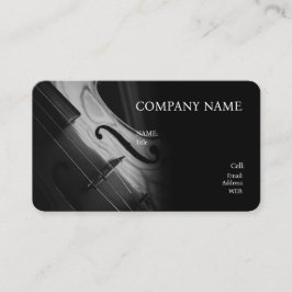 BASISVORLAGENKARTE, VIOLIN. VISITENKARTE