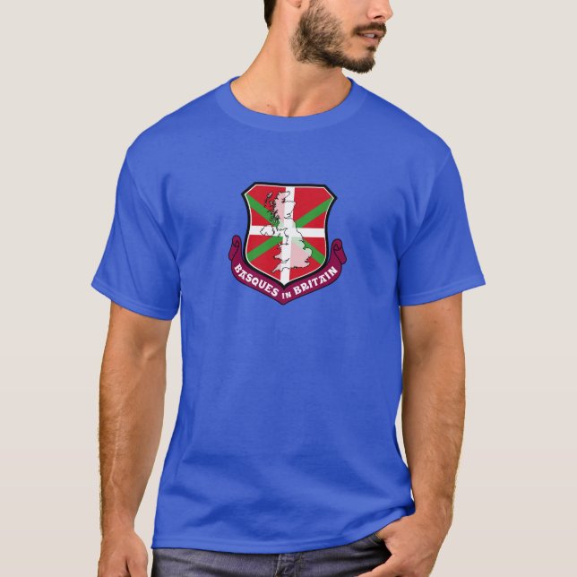 Basken in Großbritannien, Ikurriña heraldisches T-Shirt (Vorderseite)