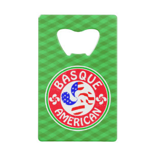 Baskenamerikaner Lauburu Cross Bottle Opener Kreditkartenflaschenöffner