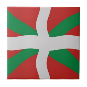 Baskenflagge Fliese