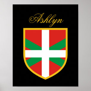 Baskenflagge Poster