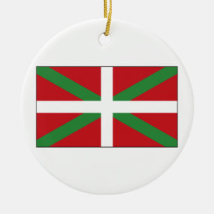 Baskenflagge Spanien Keramik Ornament