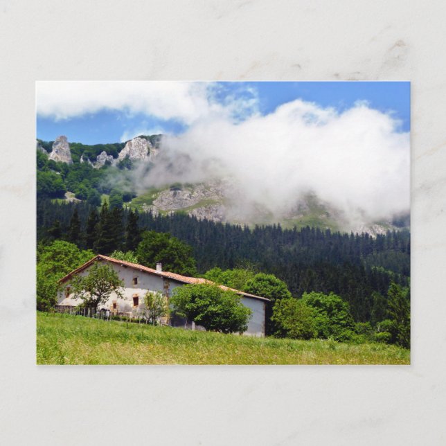 Baskenhaus in Aramäisch Postkarte (Vorderseite)