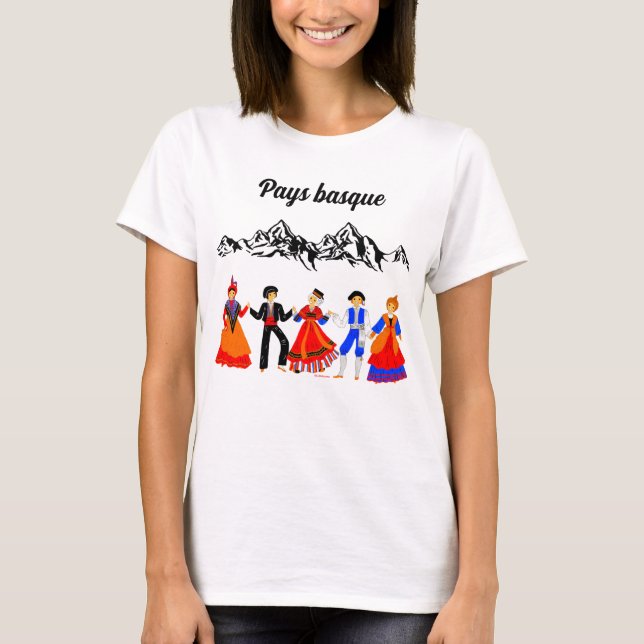 Baskenland (Frankreich) T-Shirt (Vorderseite)