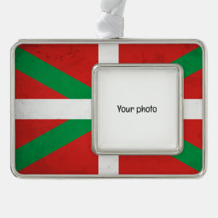 Baskenland Rahmen-Ornament Silber