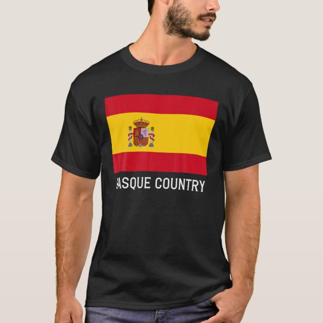 Baskenland Spanien Flaggenemblem Escudo Bandera Cr T-Shirt (Vorderseite)