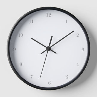 Baskerville Old Face Minimalist Klassisch Einfach Uhr