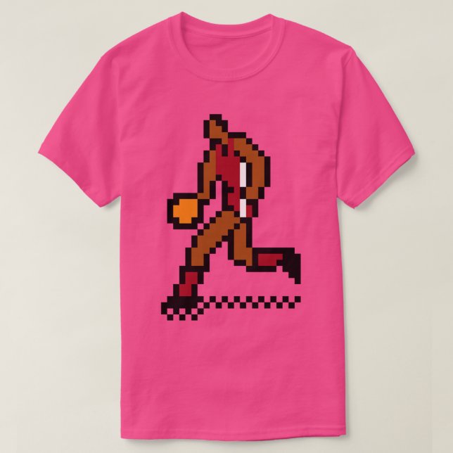Basket-ball 8 bits Alabama TShirt (Design devant)