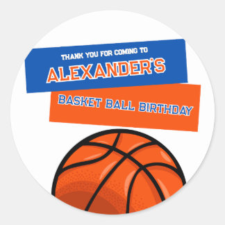 Basket-ball Anniversaire Bash Sticker