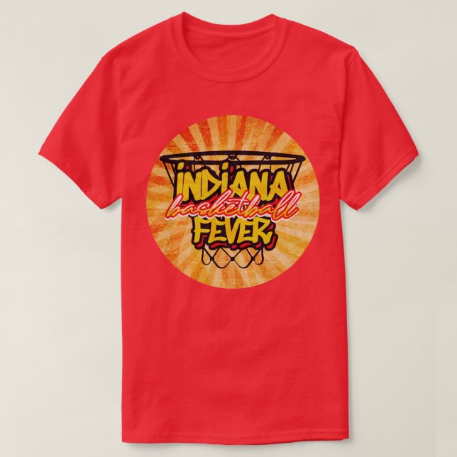 basket-ball de la fièvre indiana TShirt (Design devant)