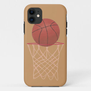Basket-ball en cerceau avec net iPhone 5 Coques