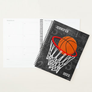 Basket-ball et cerceau de tableau de bord personna