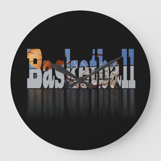 Basket-Ball Le Meilleur Jeu, Horloge Mur (Recto)