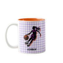 Basket-ball Personnalisé Fille Café Mug