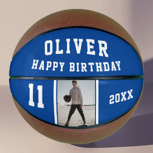 Basket Ballon de basketball photo Joyeux Anniversaire Ble