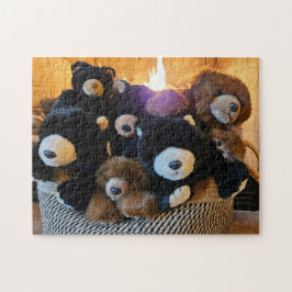 Basket of Bears Puzzle, 11" x 14", 252 pieces