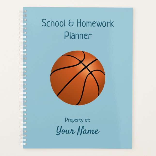 Basket - Planificateur scolaire - HAMbyWG (Devant)