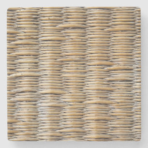 Basket Weave Macro Steinuntersetzer