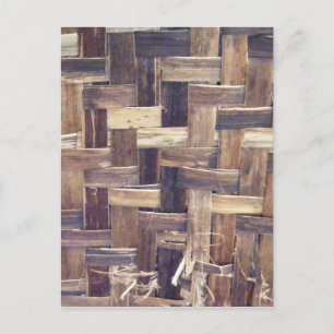 Basket Weave Postkarte