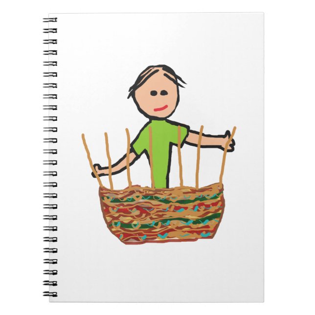 Basket Weaving Notizblock (Vorderseite)