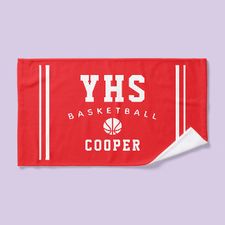 BasketbalI Icon, Custom Name & School, Team Gift