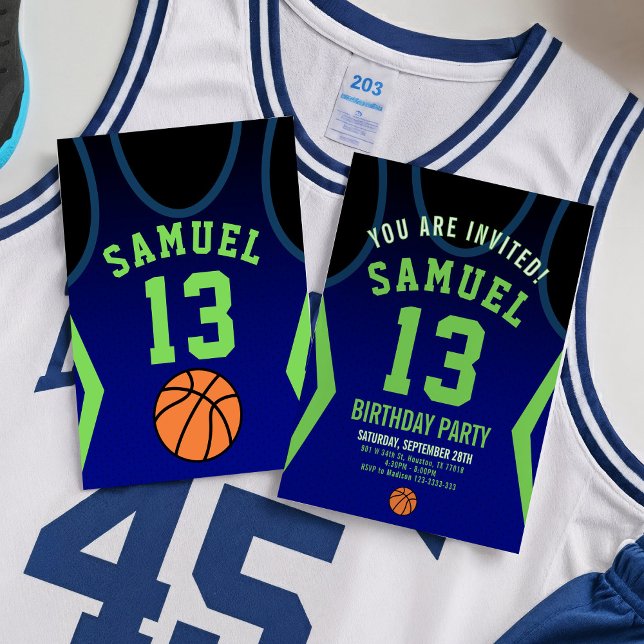 Basketball 13 Einladung zum Geburtstag (Von Creator hochgeladen)