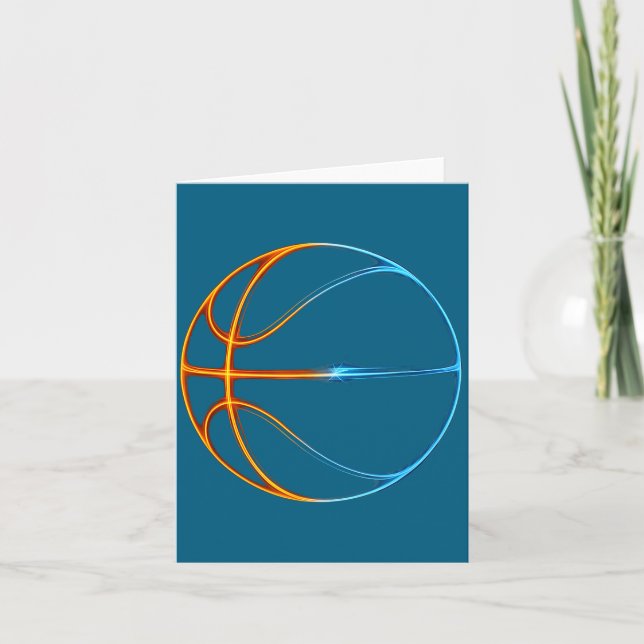 Basketball 1 Design Karte (Vorderseite)