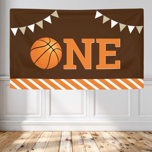 Basketball 1. Geburtstag Party Banner (Von Creator hochgeladen)