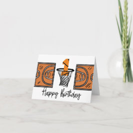 Basketball 1er Anniversaire Carte pour Joueur Bébé