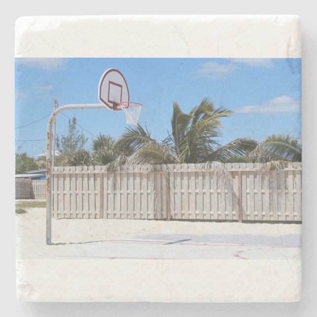 Basketball 80 steinuntersetzer (Vorderseite)