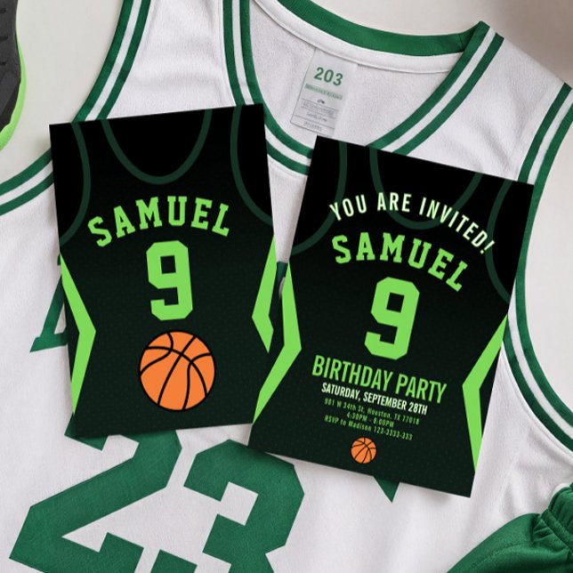 Basketball 9 Einladung zum Geburtstag (Von Creator hochgeladen)