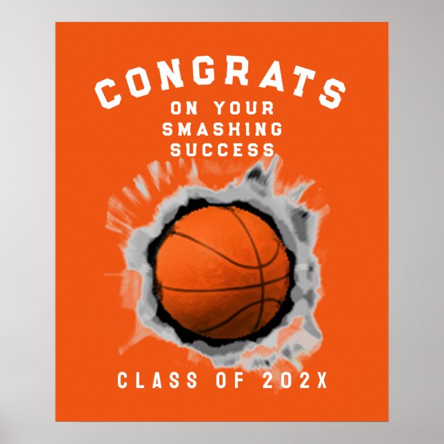 Basketball Abschluss 2025 Poster (Vorne)