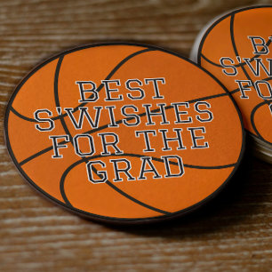 Basketball Abschluss Gästebuchskarten Einladung