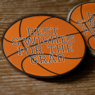 Basketball Abschluss Gästebuchskarten Einladung