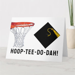Basketball-Abschluss Karte