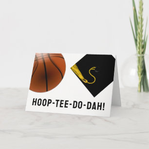 Basketball-Abschluss Karte