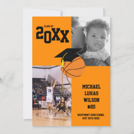 Basketball Abschluss Sportankündigung Einladung
