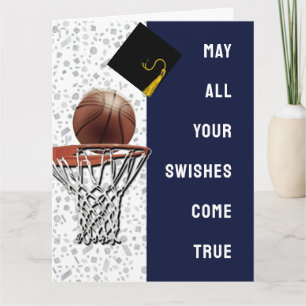 Basketball-Abschlusskarte Karte