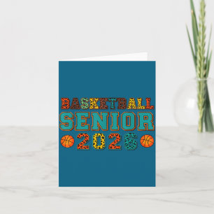 Basketball-Absolvent 2026 Abschluss-Illustration Karte